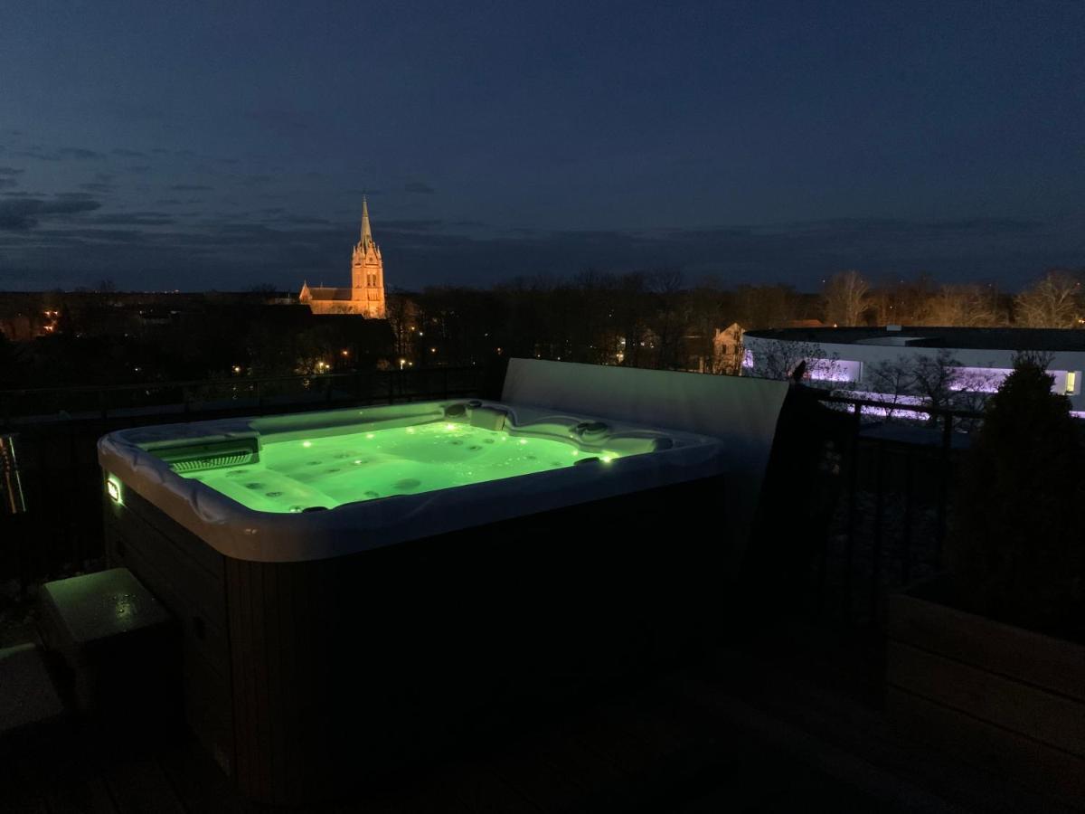 Sea View Penthouse Terrace Palanga Old Town Appartement Buitenkant foto