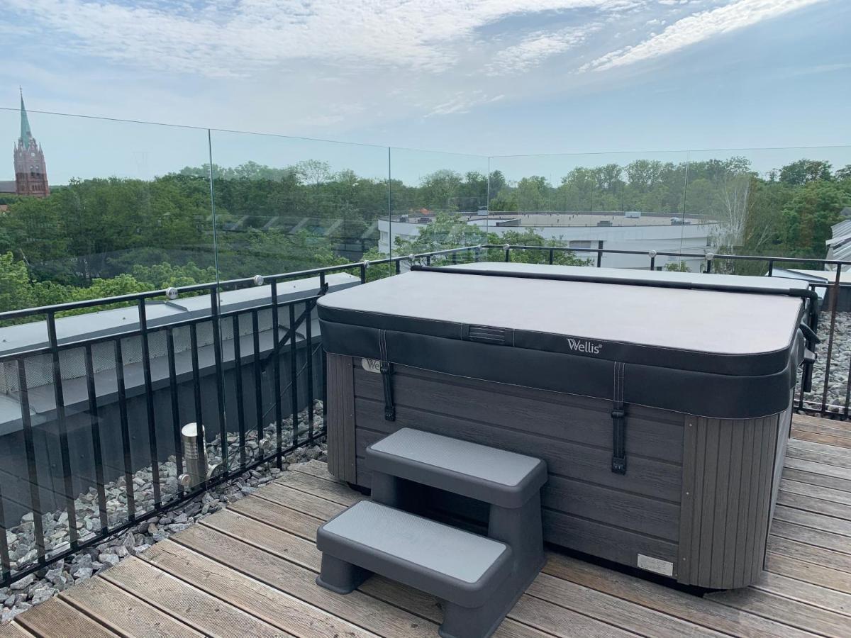 Sea View Penthouse Terrace Palanga Old Town Appartement Buitenkant foto