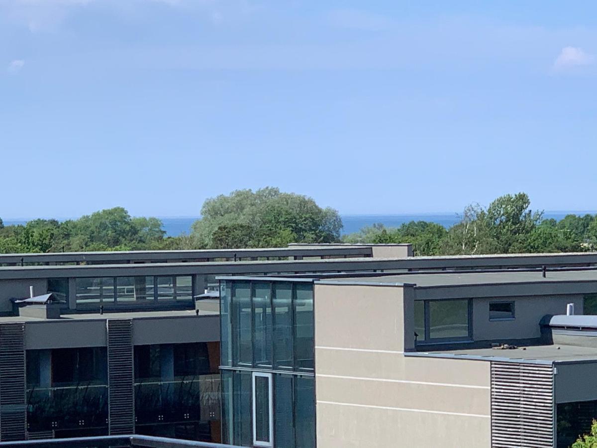 Sea View Penthouse Terrace Palanga Old Town Appartement Buitenkant foto
