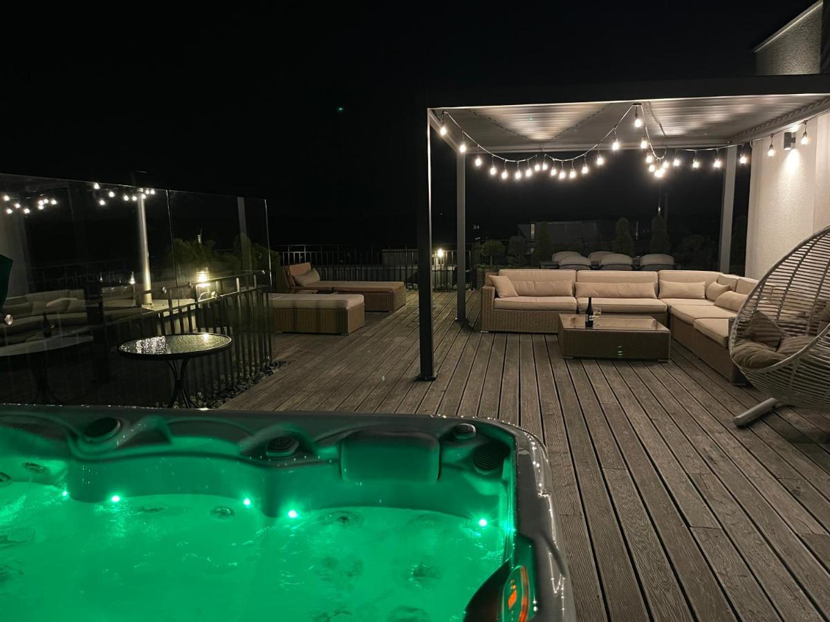 Sea View Penthouse Terrace Palanga Old Town Appartement Buitenkant foto