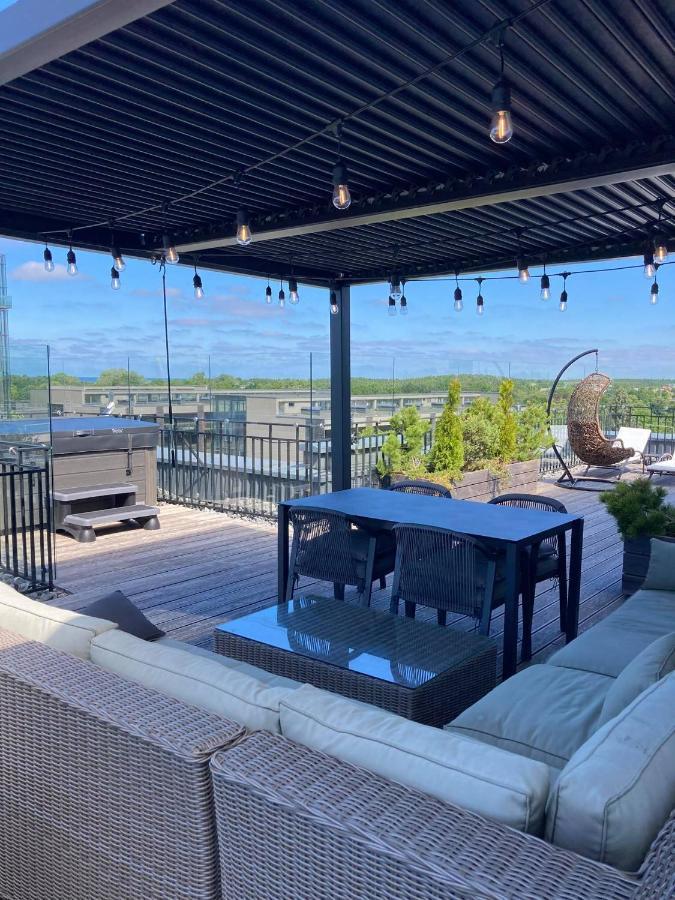 Sea View Penthouse Terrace Palanga Old Town Appartement Buitenkant foto