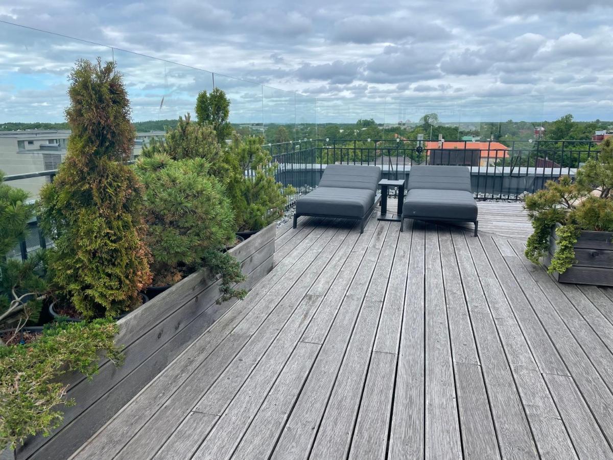 Sea View Penthouse Terrace Palanga Old Town Appartement Buitenkant foto
