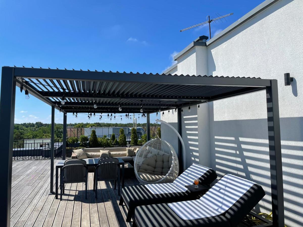 Sea View Penthouse Terrace Palanga Old Town Appartement Buitenkant foto