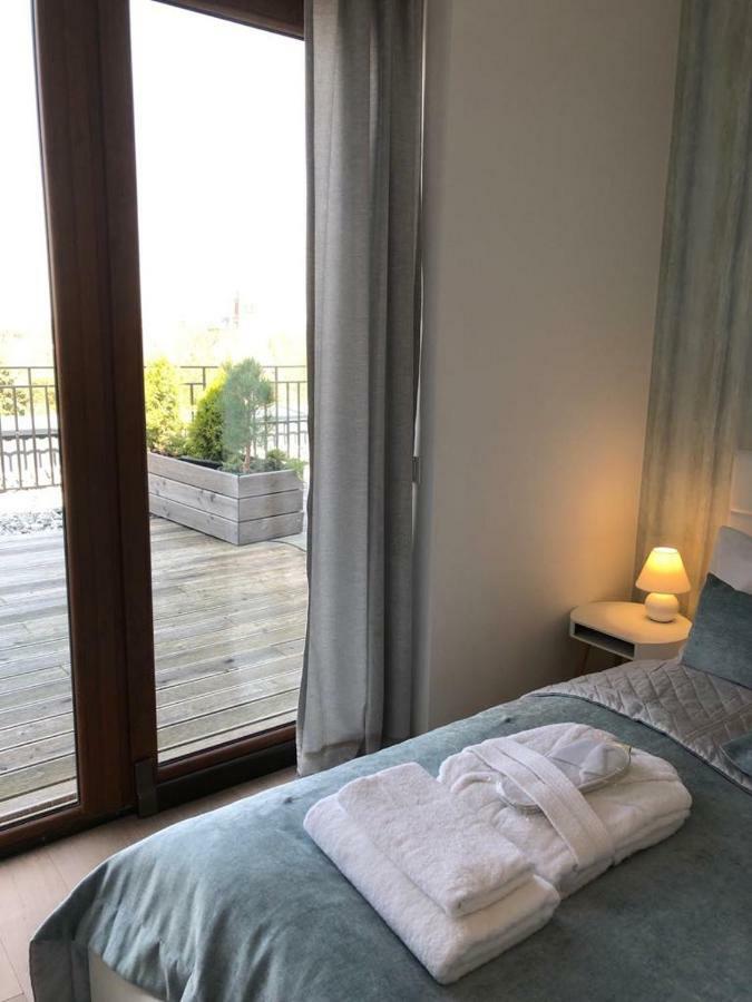 Sea View Penthouse Terrace Palanga Old Town Appartement Buitenkant foto