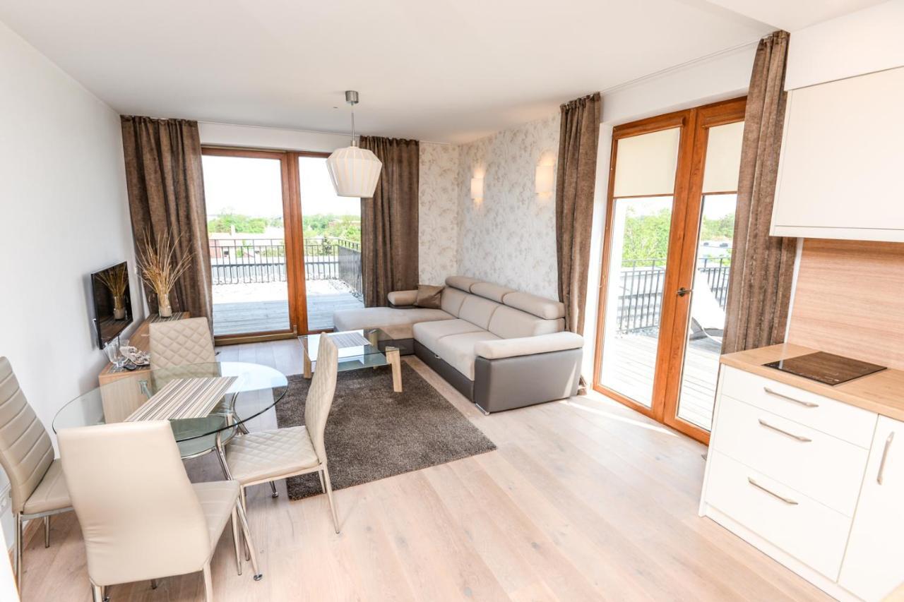 Sea View Penthouse Terrace Palanga Old Town Appartement Buitenkant foto