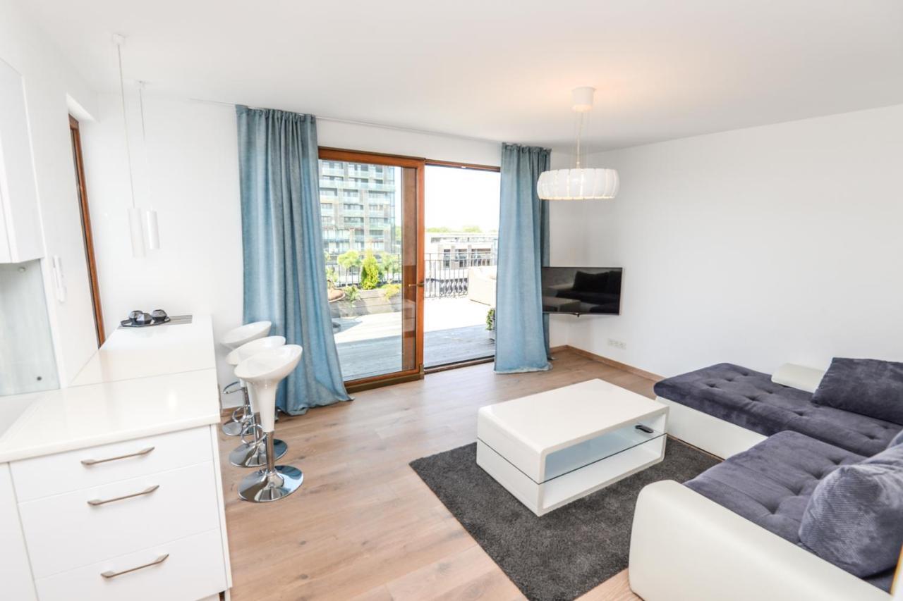 Sea View Penthouse Terrace Palanga Old Town Appartement Buitenkant foto