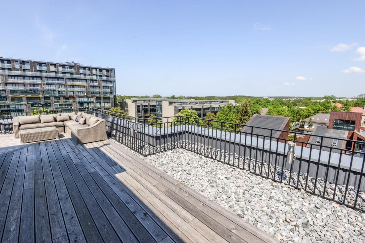 Sea View Penthouse Terrace Palanga Old Town Appartement Buitenkant foto